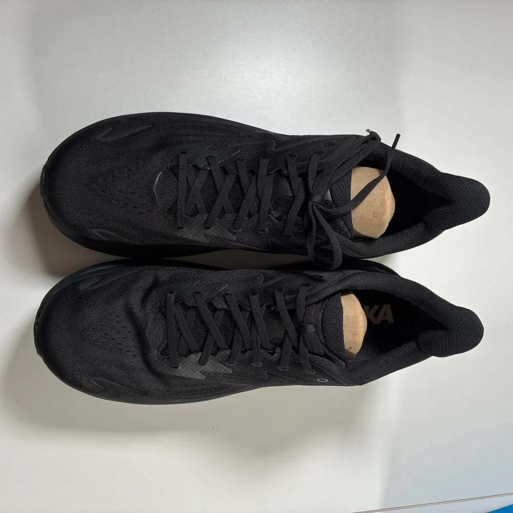 Hoka One One Men's All-Black Athletic Running Shoes